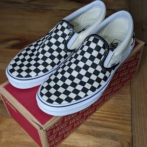 Checkerboard Slip-on Vans